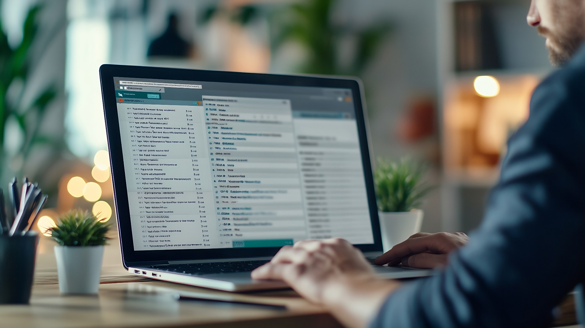 Reporting dashboard with response metrics.